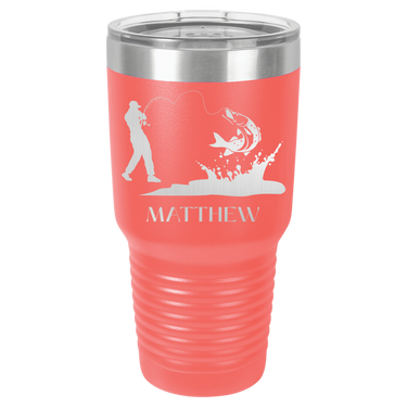 Custom Fishing 30oz Ringneck Tumbler